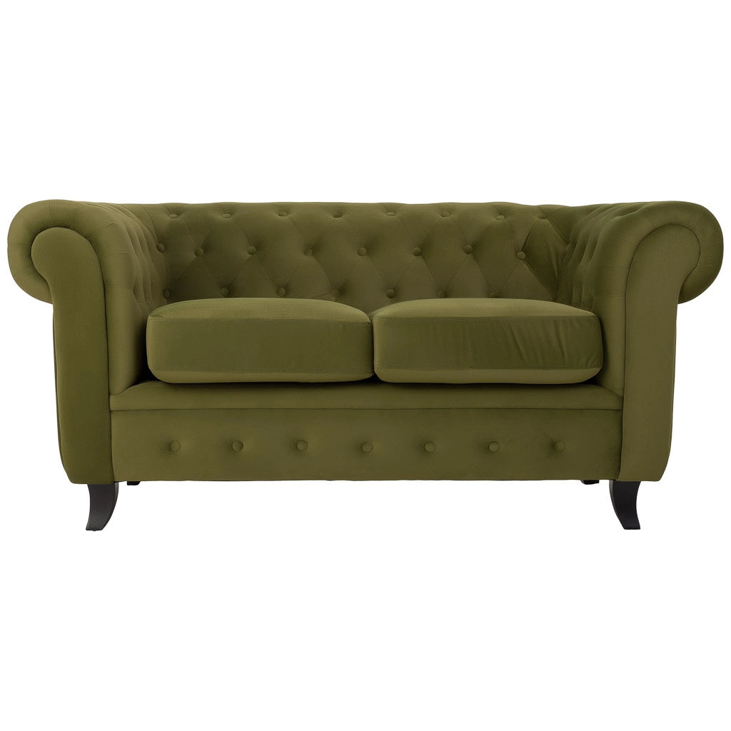 Divano verde 160x82x76h cm
