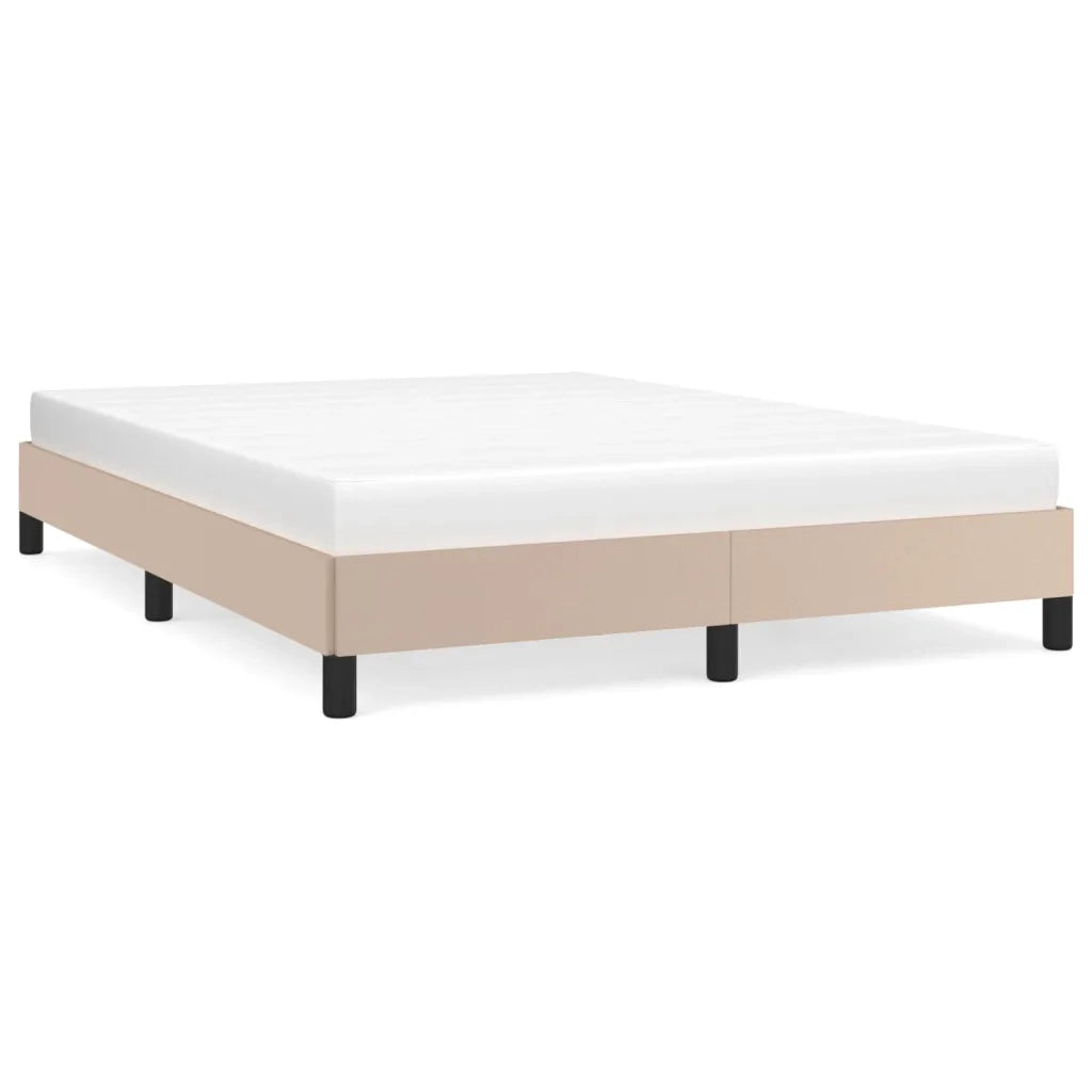 Letto matrimoniale | Letto per adulti | Giroletto Cappuccino 140x190 cm in Similpelle