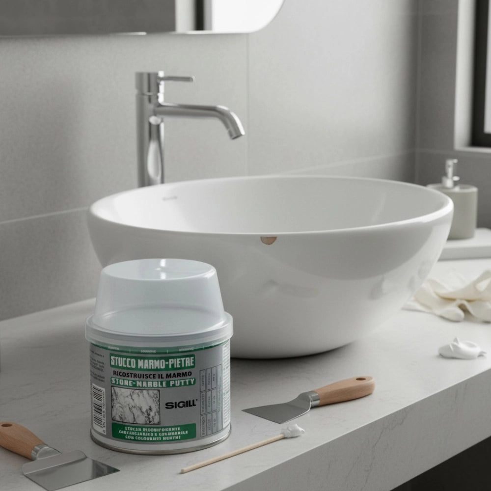 Stucco per marmo e pietre in barattolo da 125 ml