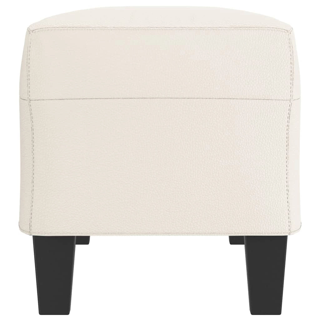 Panca 100 x 35 x 41 cm in similpelle crema 02_0010489