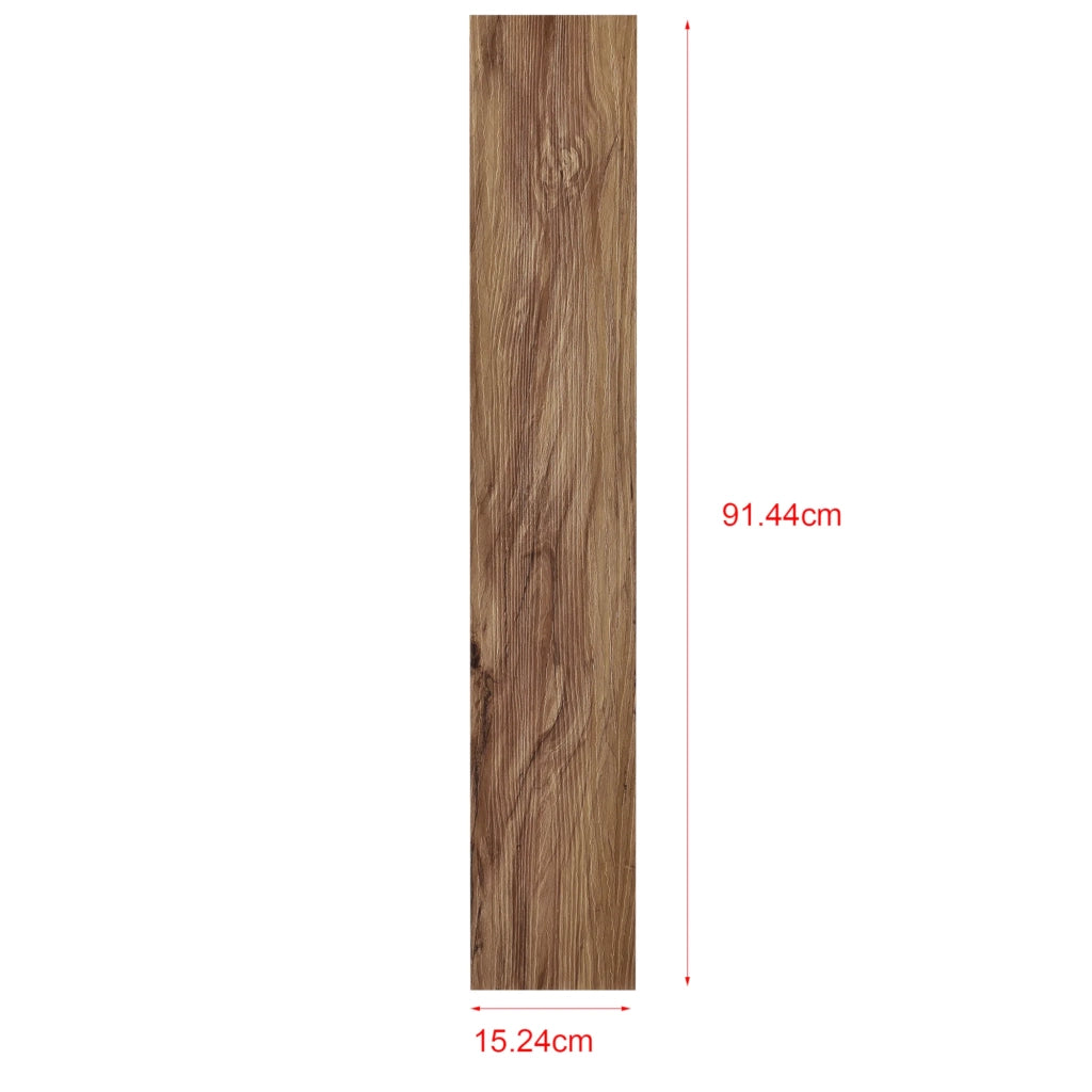 Pavimento in vinile PVC autoadesivo 28 pezzi 3,92 m² rovere caldo classico 03_0007219