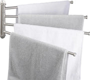 Supporto per Asciugamani a 4 Braccia - Montaggio a Parete 50CM in Acciaio Inossidabile per la Bagno