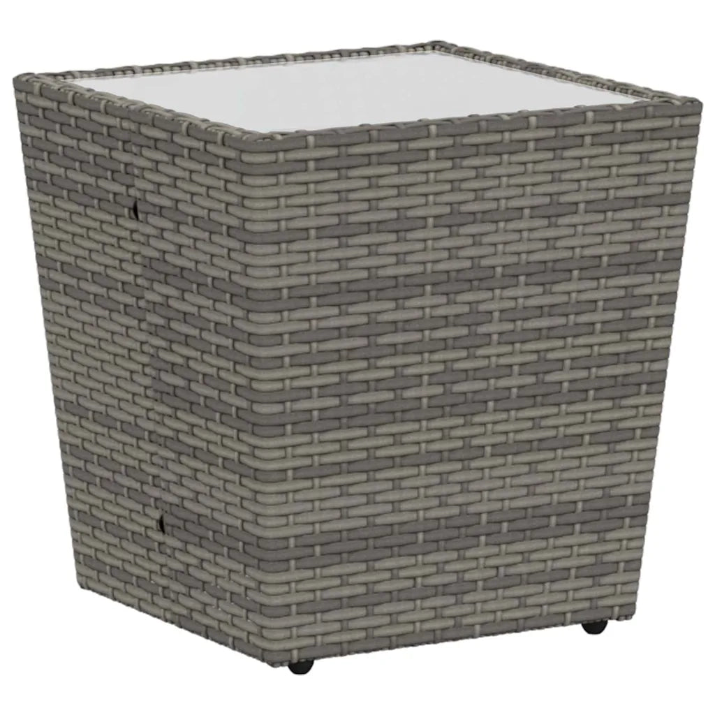 Set Bistro da Giardino 3 pcs Grigio polyrattan 3334957