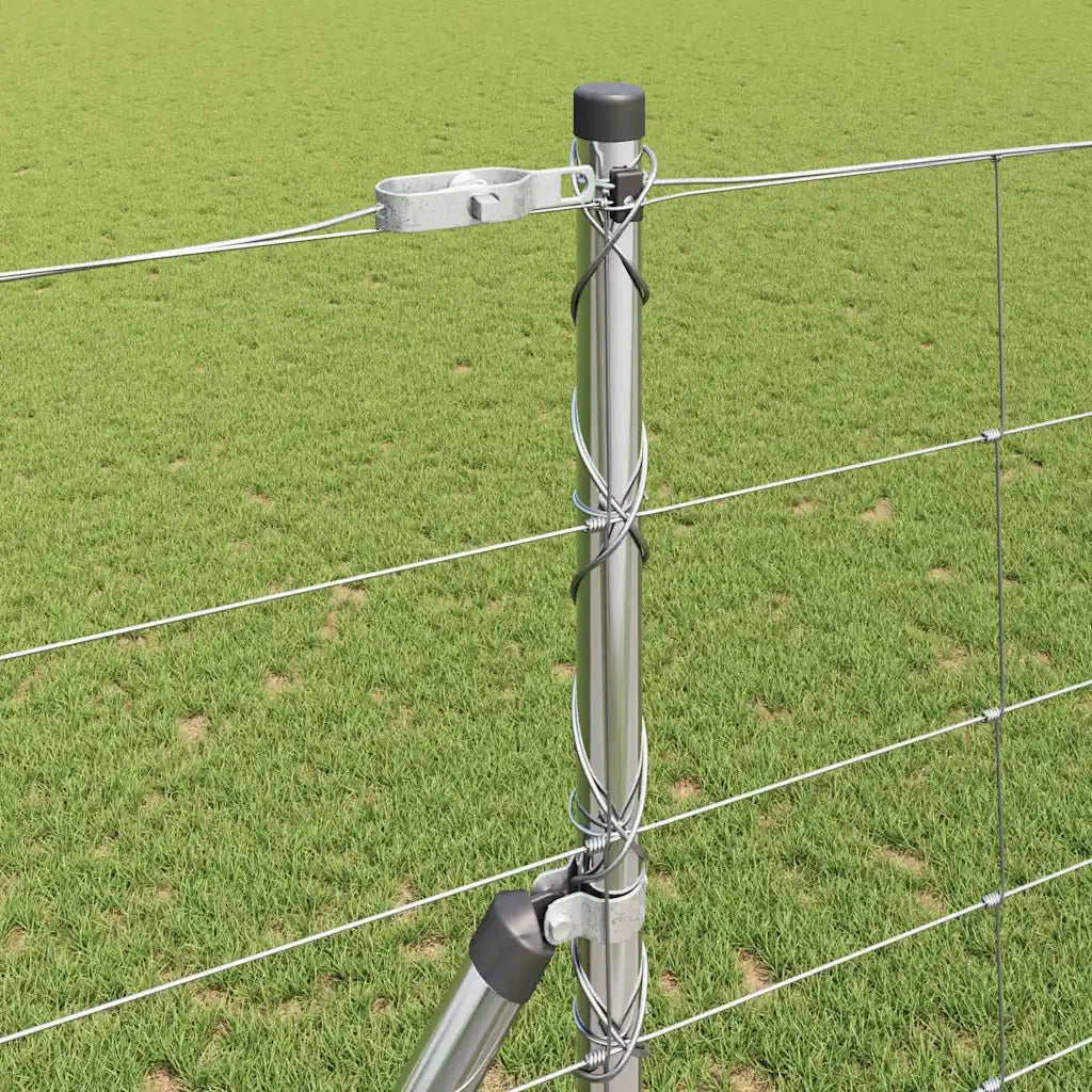 Palo della recinzione Zincato 50 x 1,4 m Acciaio