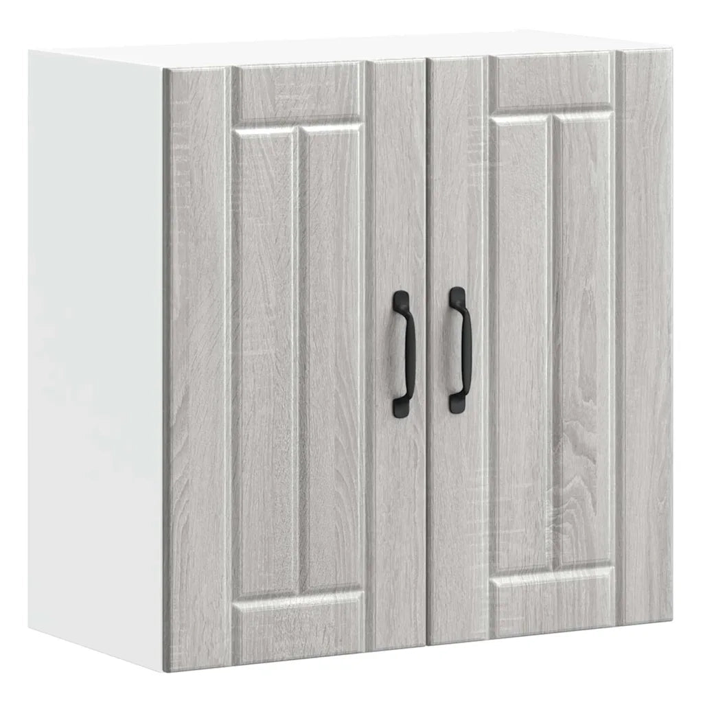 Pensile da Cucina-Mobile Cucina da Parete Lucca Grigio Sonoma in Legno Multistrato 901674