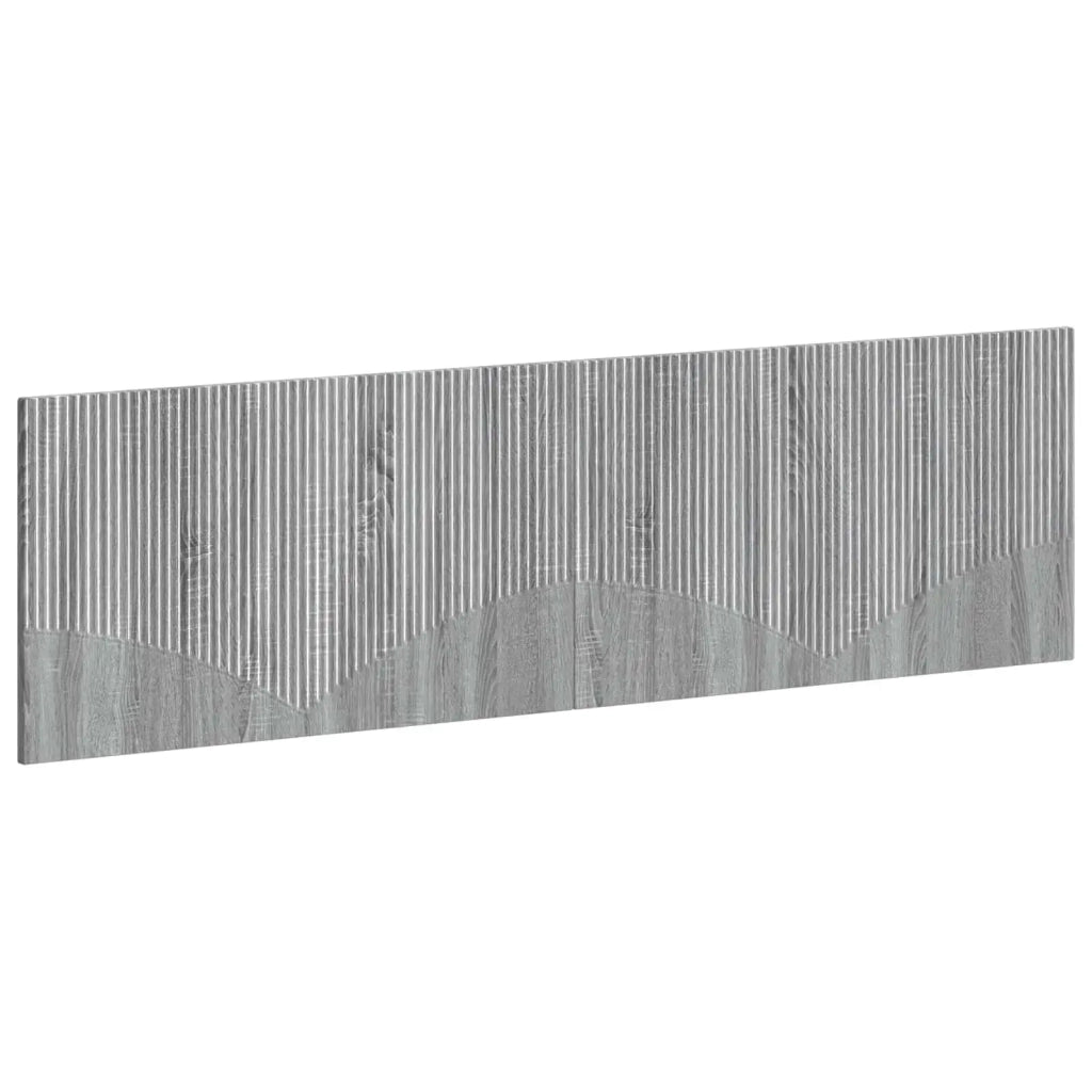 Testiera da Muro HOORN Sonoma grigio Legno ingegnerizzato 897381
