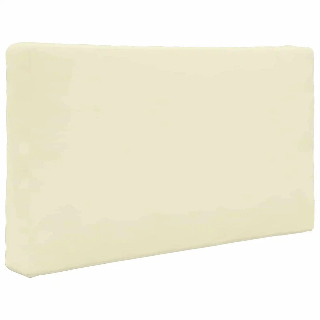Cuscino per divano da esterno 2 pcs Crema Poliestere