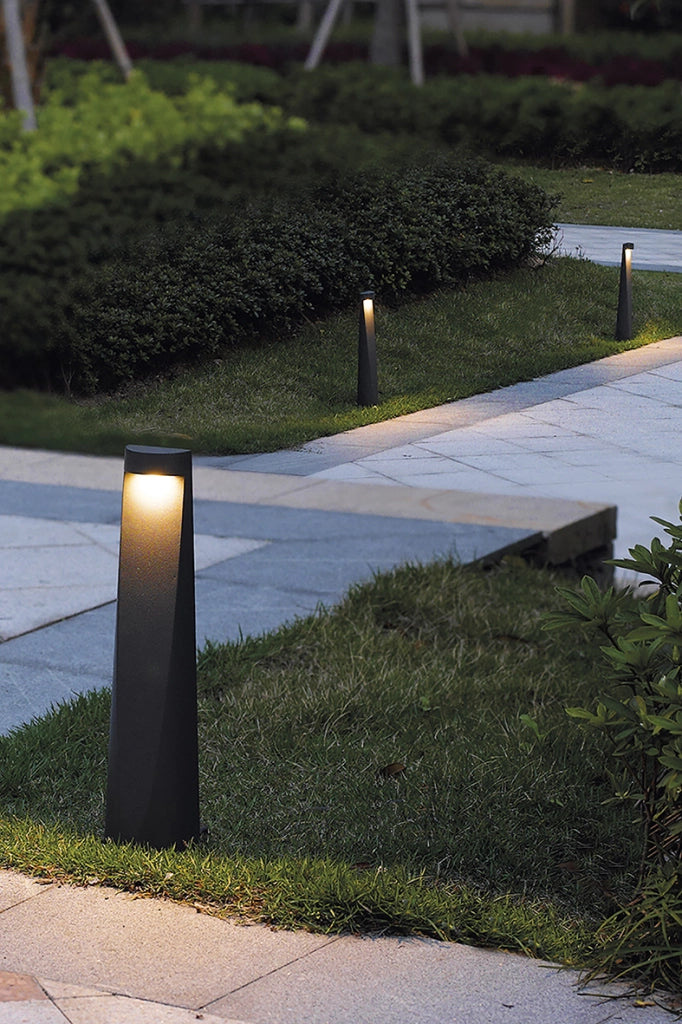 EDDIE Bollard Paletto LED 7W 50° IP65 4000K 833lm Struttura in Alluminio Pressofuso Verniciato Verde - Rossini Illuminazione