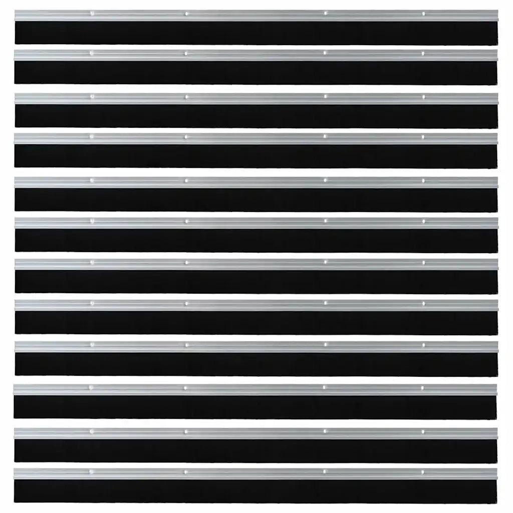 Spazzole per porte a vite 12 pz Argento 100 cm CFW7675772