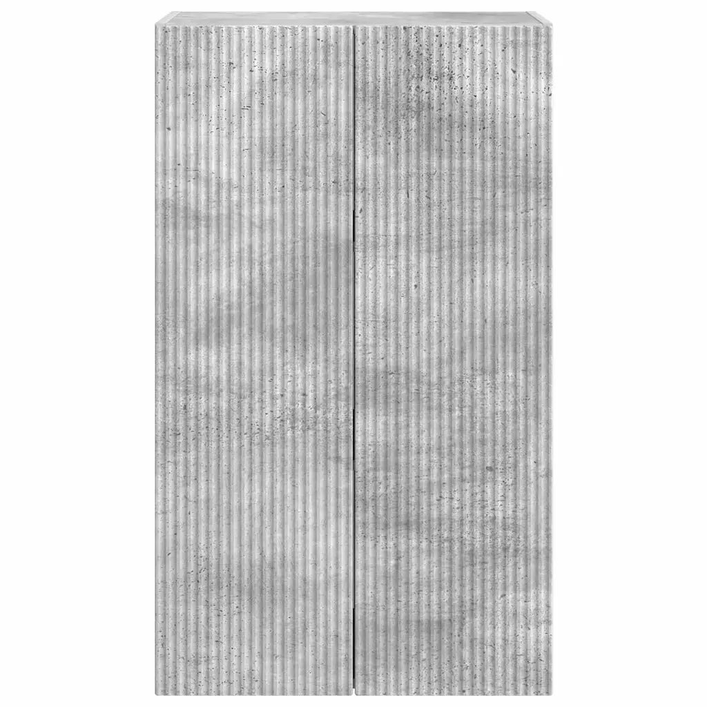 Mobile TV da parete-Mobile TV a Muro-Credenza TV Grigio cemento 59,5 x 31 x 100 cm