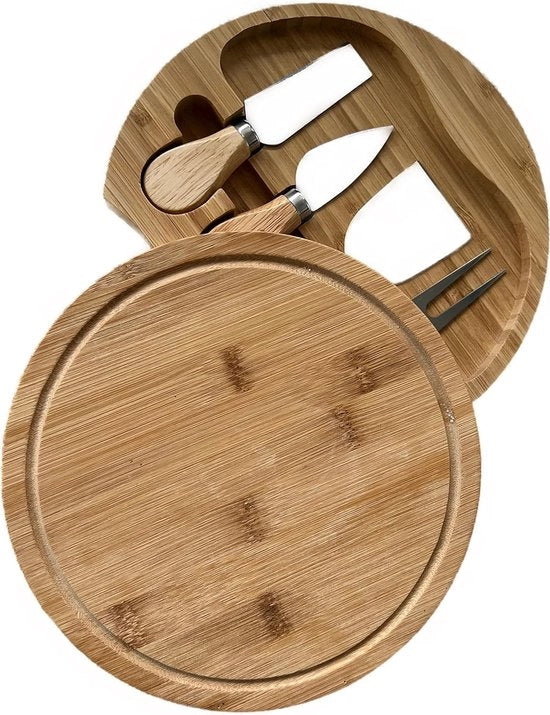 Piatto per formaggio con lama - Piatto per aperitivo - Piatto da servire - Set di piatti per formaggio