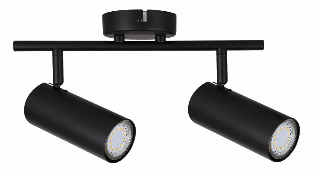 Plafoniera/Applique Candellux Colly 2xGU10 nera metallo dimmer