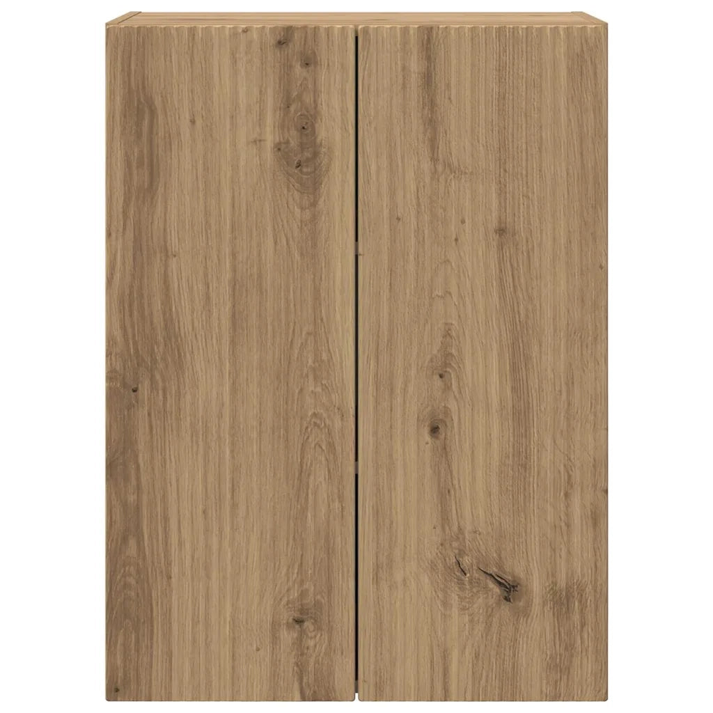 Mobile TV da parete Rovere artigianale 59,5 x 31 x 80 cm 892368