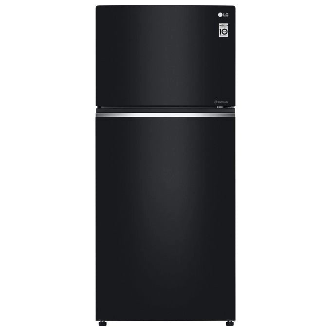 LG GTB744BMBED Frigorifero doppia porta, Classe E, 506L, Porte in vetro, Door Cooling,Nero