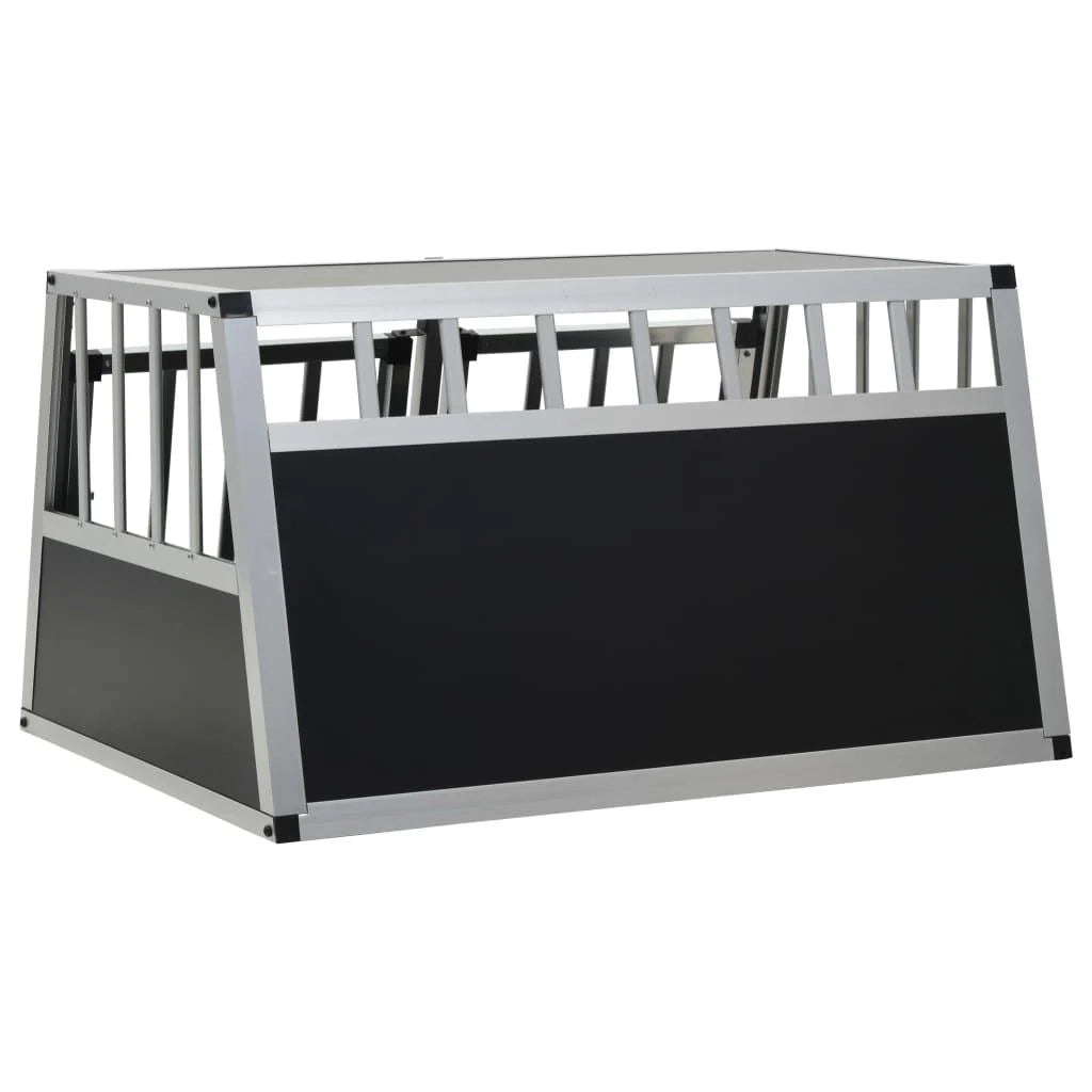 Trasportino per cani con doppia porta 89 x 69 x 50 cm nero 02_0000063