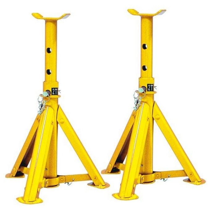 Vigor-blinky 49550-10 Cavalletti Officina Treppiedi Regolabili 2 Pezzi Portata 2T Altezza 276 363 mm