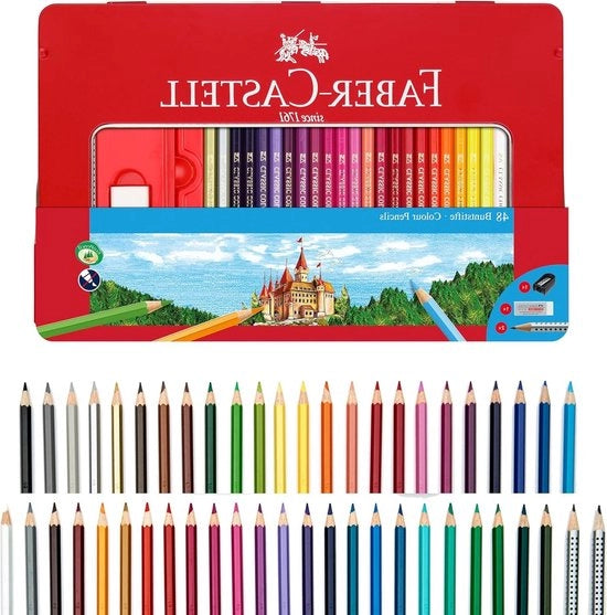 Set di pennarelli a colori con scatola a sei facce da 36 pezzi - Materiali di disegno colorati