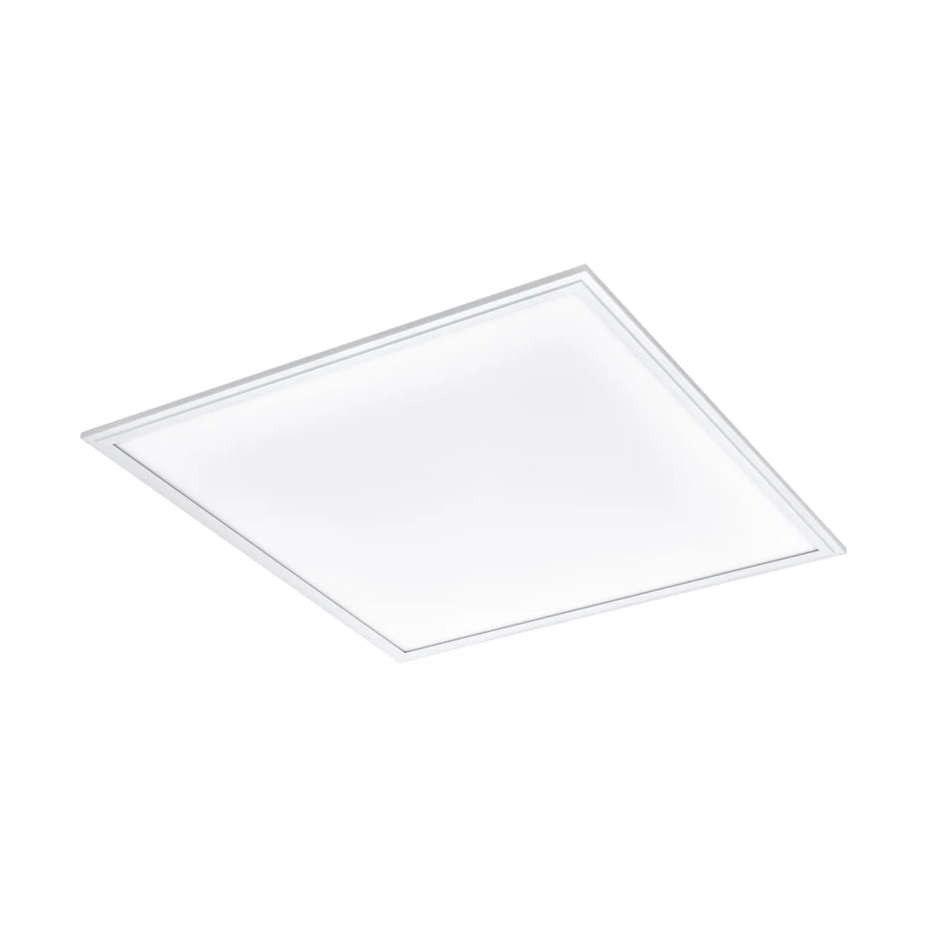 Plafoniera Moderna Salobrena-Z Alluminio Bianco Luce Led Integrato 33W