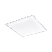 Plafoniera Moderna Salobrena-Z Alluminio Bianco Luce Led Integrato 33W
