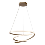 Lampada sospesa LED spirale taupe alluminio ESPIRAL Lucide