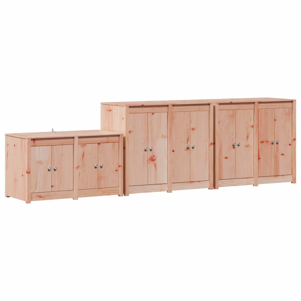 Mobile da cucina da esterno MEPPEL 3 pz Bianco 3443804
