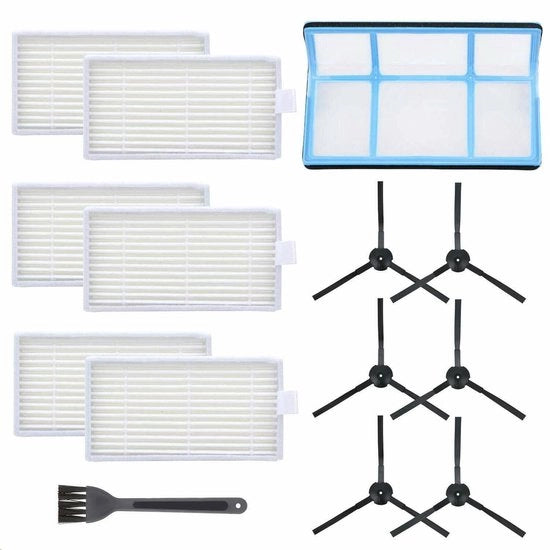 Set di sostituzione per accessori 14 pezzi Adatto per ILIFE V3 V3S V5 V5s Pro Aspirapolvere robotico