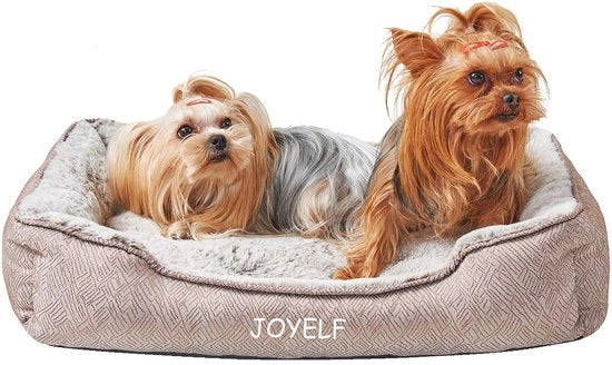 Letto per cani e gatti, anti ansia, asciugabile, caldo e soffice, per cuccioli, gattini, piccoli cani e gatti, forma rettangolare, dimensioni piccole