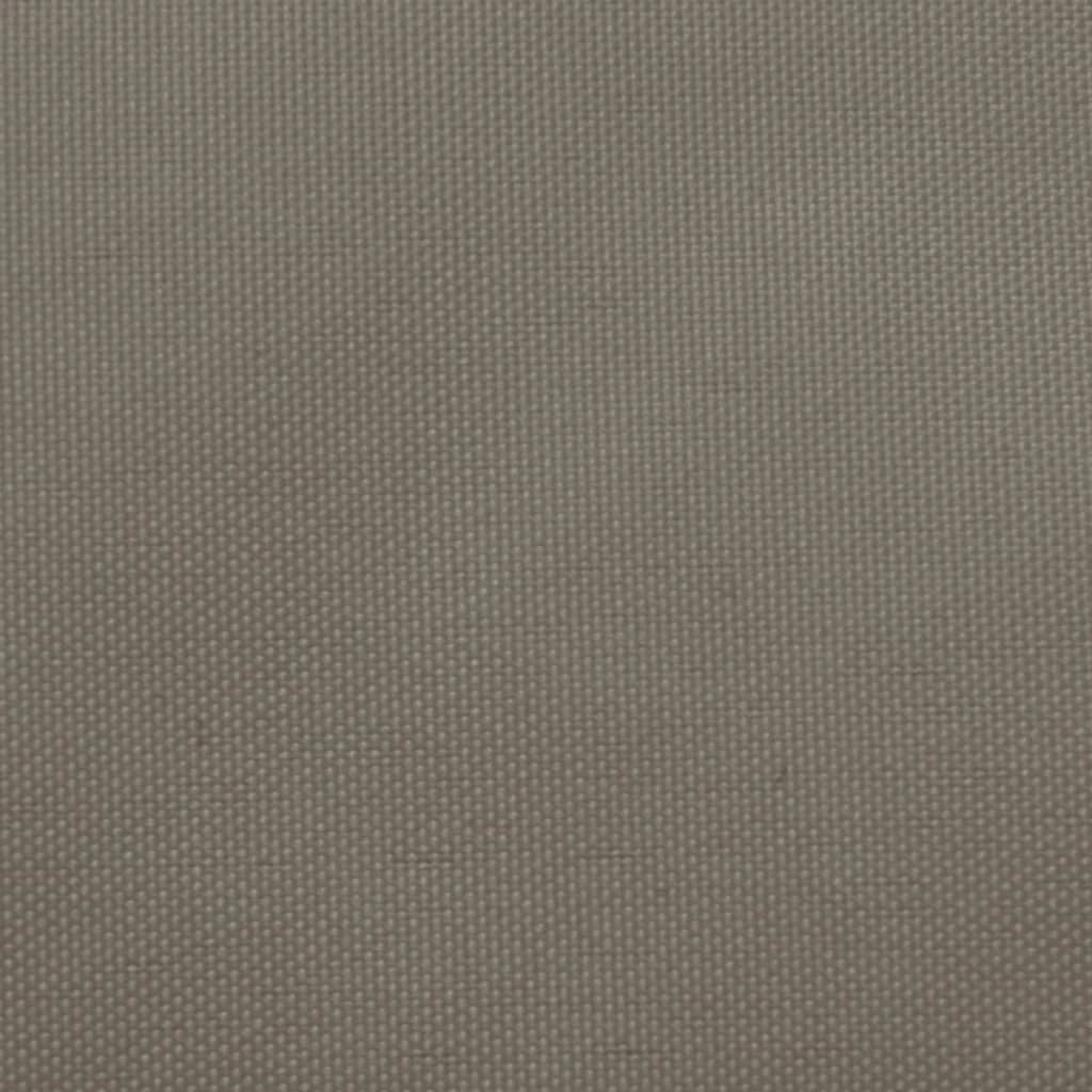 Vela ombreggiante/ombrellone quadrato 6 x 6 m in tessuto Oxford color tortora 02_0009533