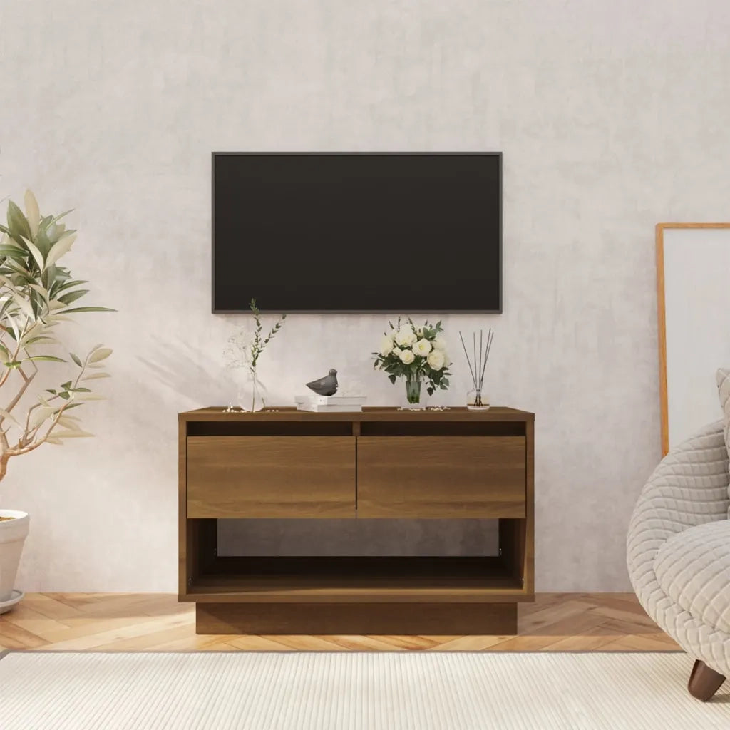 Mobile TV-Credenza per TV-Console TV Rovere Marrone 70x41x44 cm in Truciolato