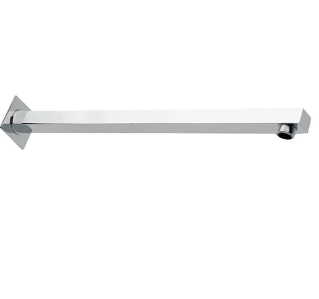 Braccio doccia quadrato da 40 cm in ottone