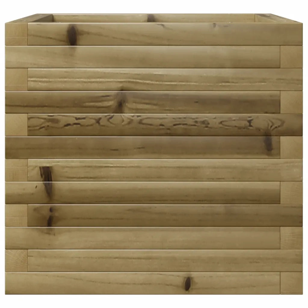 vidaXL Fioriera da Giardino 50x50x45,5 cm in Legno di Pino Impregnato