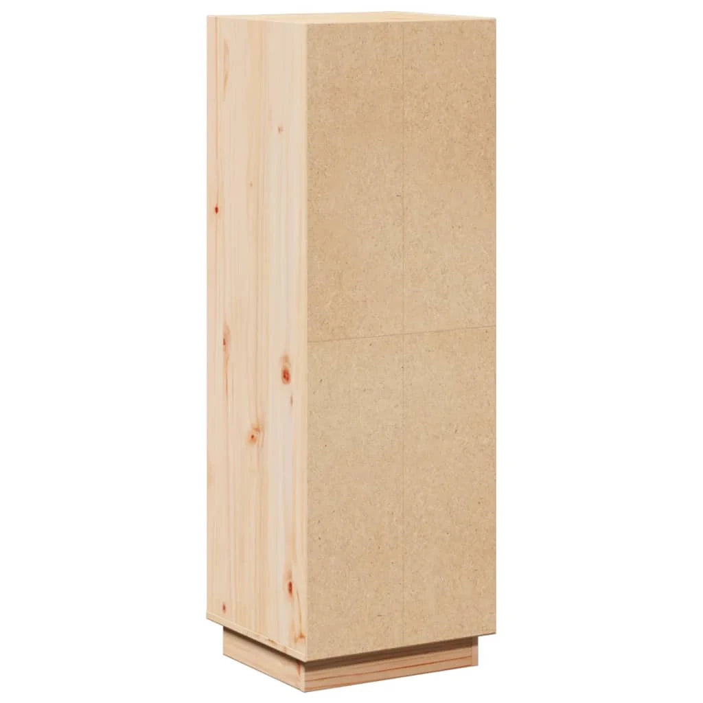 Buffet credenza cassettiera armadio mobile contenitore organizer cucina soggiorno alto 37 x 34 x 110 cm legno massello di pino marrone 02_0032186