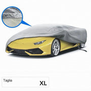 Trade Shop - Copriauto Telo Impermeabile Auto Proteggi Sole Pioggia Neve Sporco Tg.xl Cop-aut-xl -