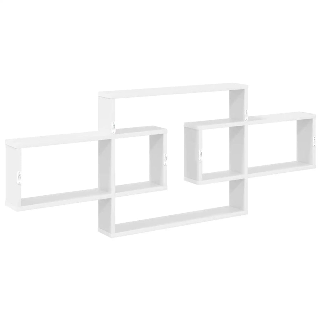 Scaffale da parete Bianco 130 x 10 x 50 cm Legno ingegnerizzato 8012452
