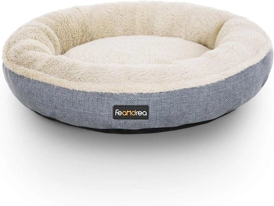 Letto per cani a forma di donut - Rond - Grigio - Ø 55 cm - Letto per gatti