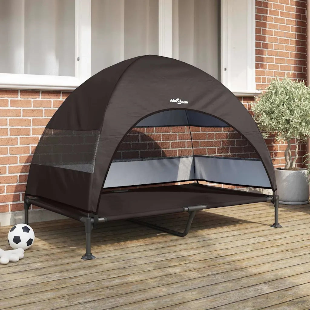 Letto per Cani Elevato Marrone 127 x 81 x 108 cm CFW4898680