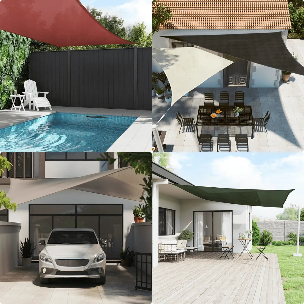 Vela Parasole 160 g/m² Bianca 2,5x3 m in HDPE 311232