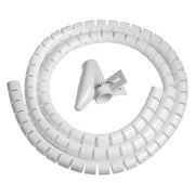 VULTECH SPIRALE COPRI CAVO 1,5 MT FLESSIBILE - BIANCO SN21505/WH