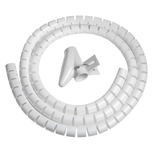 VULTECH SPIRALE COPRI CAVO 1,5 MT FLESSIBILE - BIANCO SN21505/WH