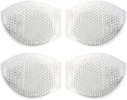 Set di supporti antiscivolo per seno - Herbruikbare - Cuppa a forma semicircolare - Materiale TPE soffice - 2 pezzi - 13 x 10,5 cm