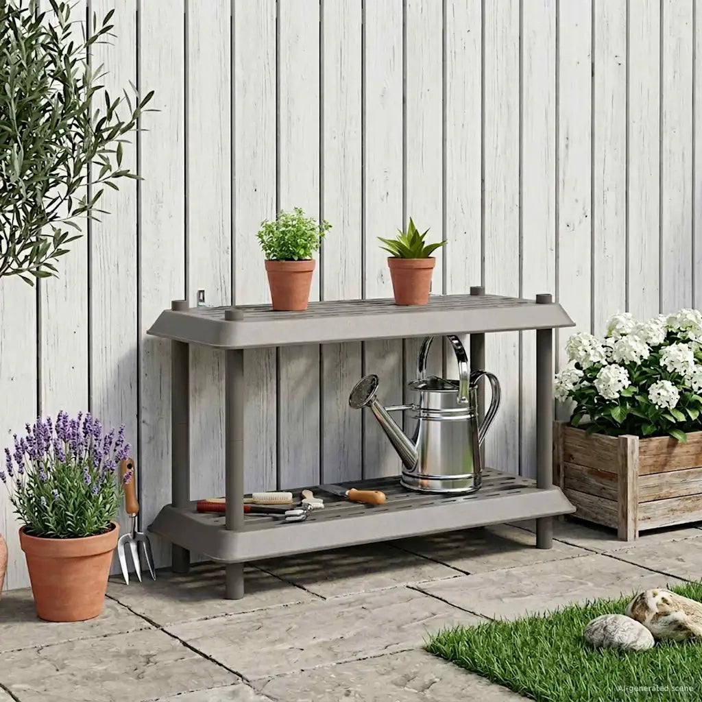 Unità di scaffalatura 2 livelli 100 x 40 x 55,5 cm PP 8011743