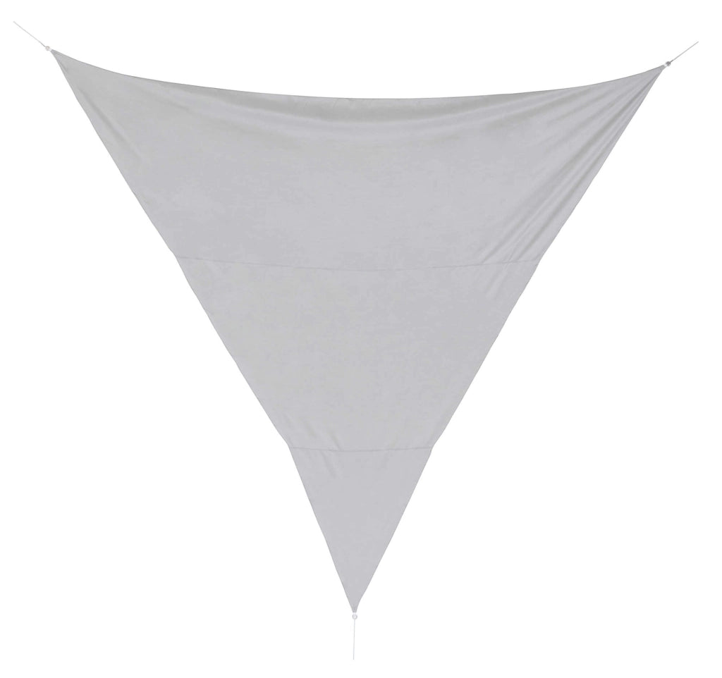 Tenda Vela Ombreggiante Triangolare 5x5x5m in Poliestere Grigio