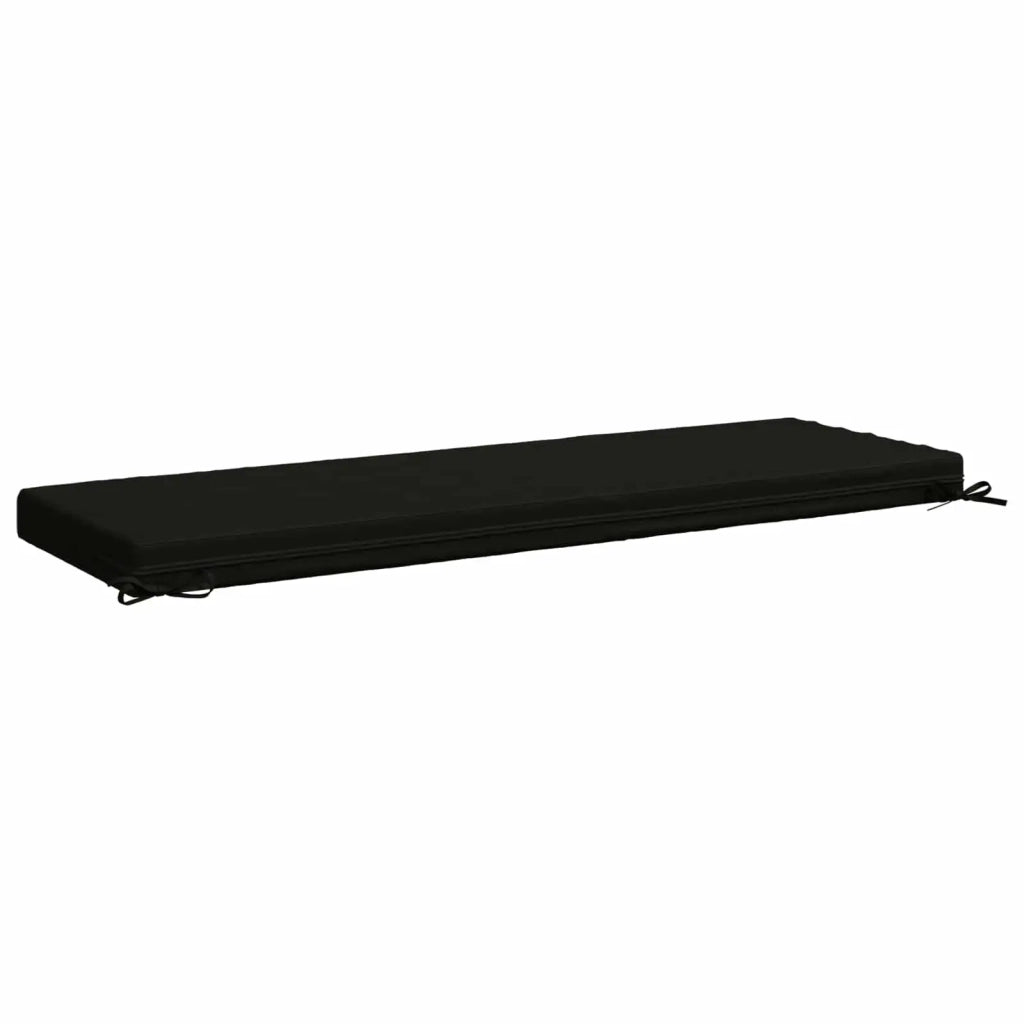 Cuscini per Panchina a 2 Pezzi SOEST 2 pz 100% Poliestere Nero 950313