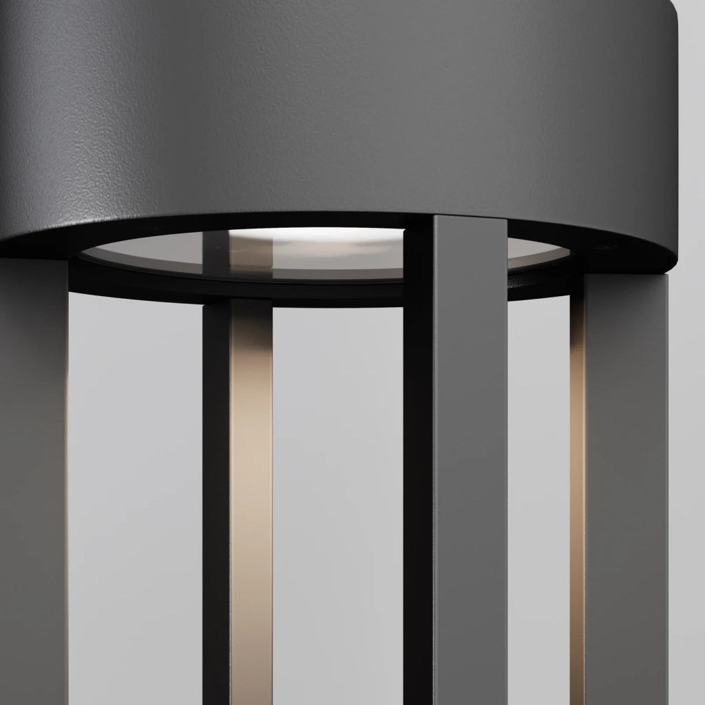 Maytoni Paletto da Esterno Moderno Vint 1 luce LED integrato IP65 grafite alluminio