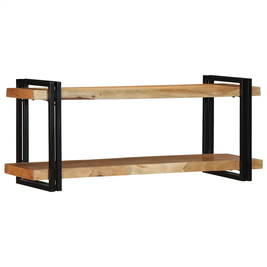 Mensola da Parete 110x33x45 cm Legno Massello di Acacia 4017490