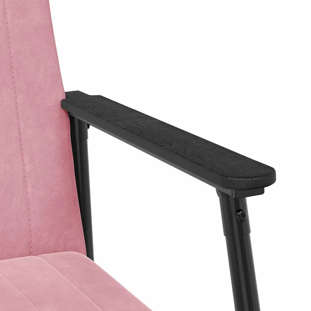 Poltrona | Sedia Relax Rosa 59 x 75 x 78 cm Velluto