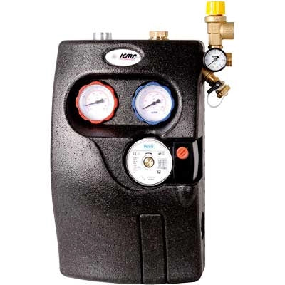 GRUPPO DI CIRCOLAZIONE DI MANDATA E RITORNO PER IMPIANTI SOLARI S001  Circ. Grundfos 15/6G 3/4 M     ICMA