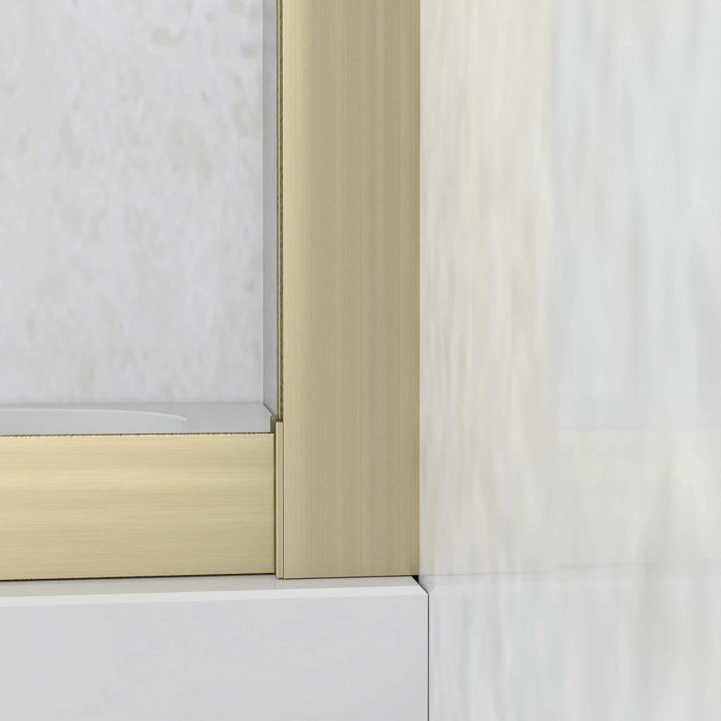 Box Doccia Semicircolare 80X80 cm Porte Scorrevoli Vetro Temperato 6 mm Trasparente Anticalcare Oro Spazzolato 190 cm