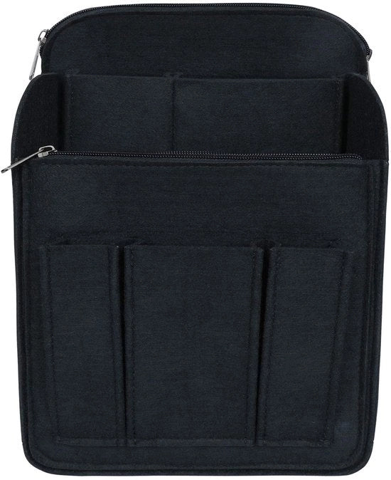Organizzatore di borsa da viaggio con chiusura a rilascio rapido, organizzatore di borsa da mano per borsa da viaggio grande nera