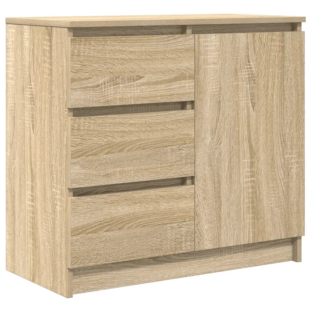 Credenza con Cassetto Rovere Sonoma 71x35x65 cm in Truciolato 861573